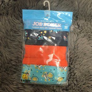 Joe Boxer | Toddler Boy's Training Pants | Size 2T | 3 Pack | Space Themed